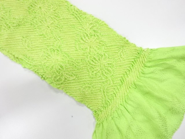 JAPANESE KIMONO / OBIAGE / SILK / SHIBORI